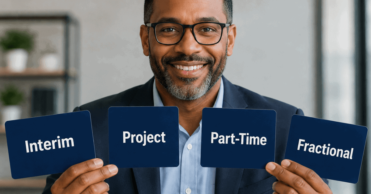 Decoding Executive Titles: The Difference Between Interim, Project, Part-Time & Fractional Executives
